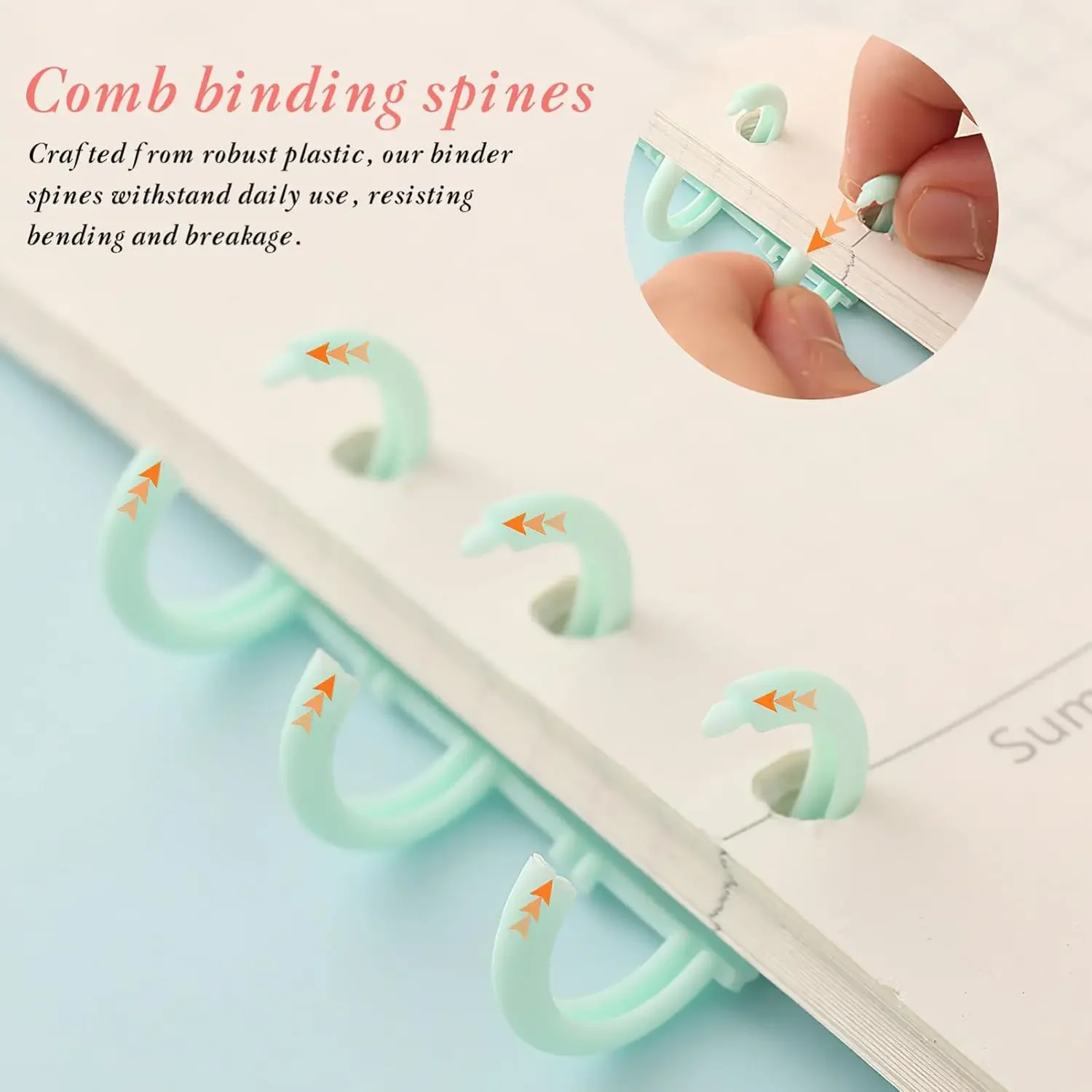 5-10PCS Comb Binding Spines Pl - Binding Comb Plastic recension och pris