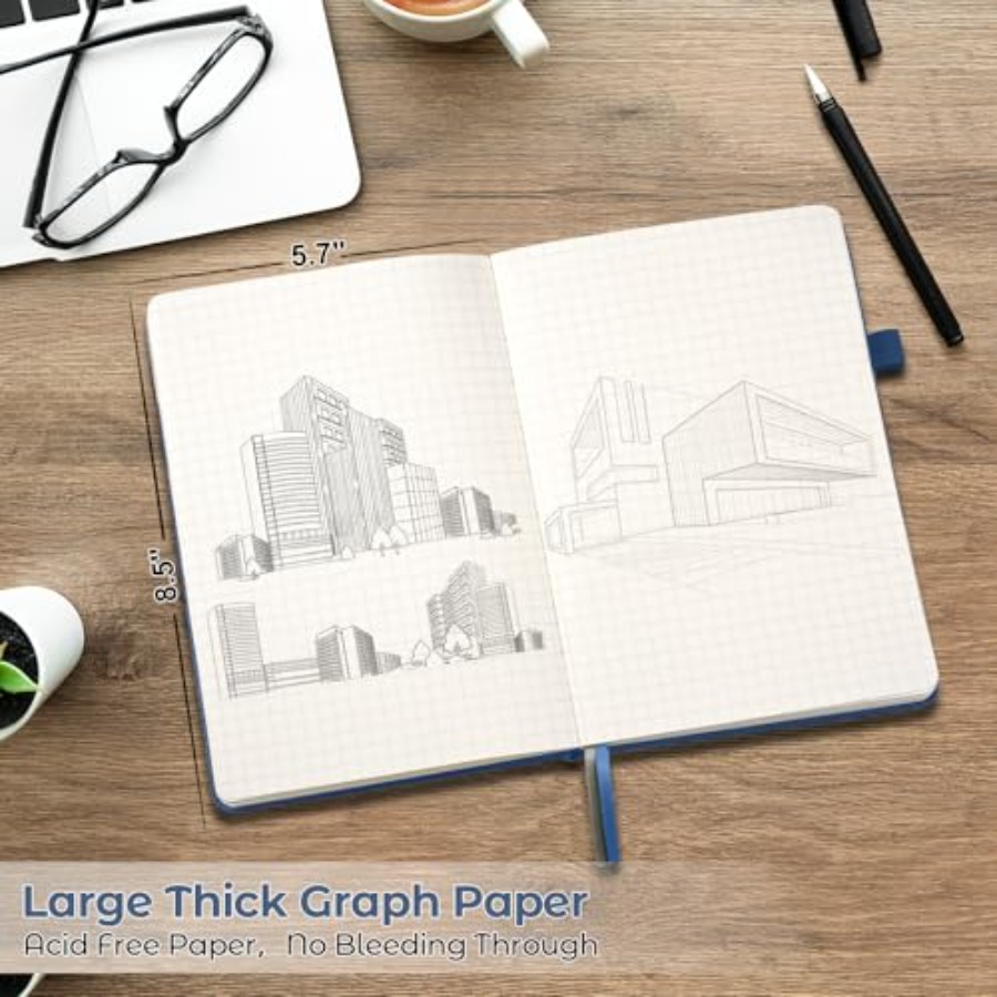 Paper Notebook, 5 Pack Hardcov - Journal Leather Hardcover recension och pris
