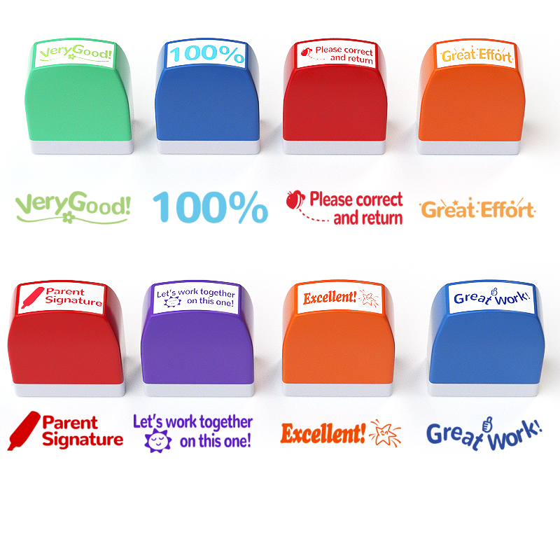 8 Teacher stamps Classroom Tea - Self Inking Stamp recension och pris