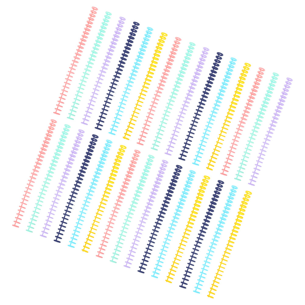 30Pcs Loose Leaf Binder Rings  - Binding Comb Plastic recension och pris