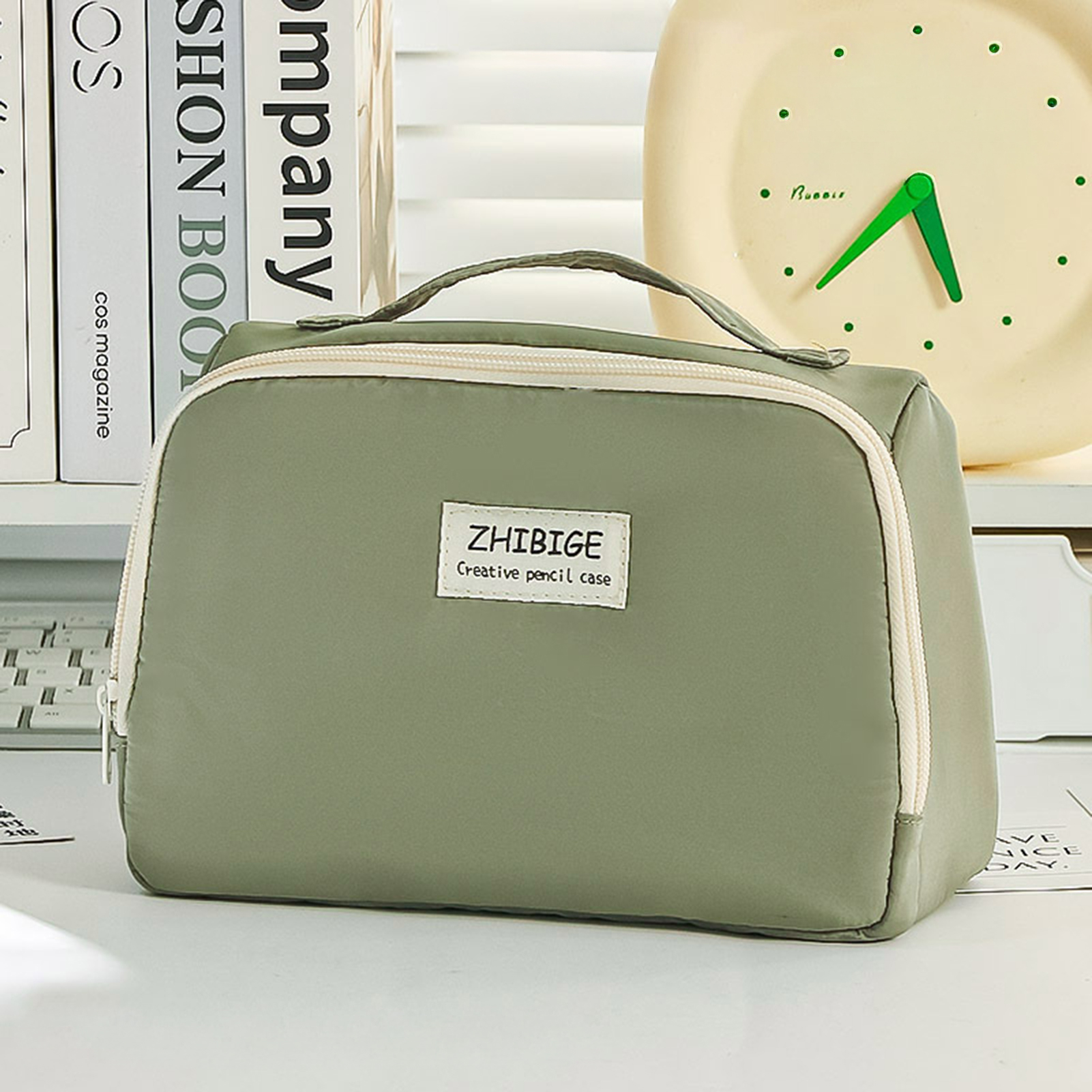 Large Capacity Pencil Case Bla - Pen Pouch Roll recension och pris