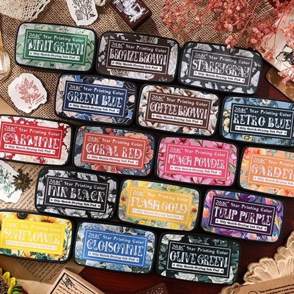 New Colorful Ink Pad Rectangul - Self Inking Stamp recension och pris