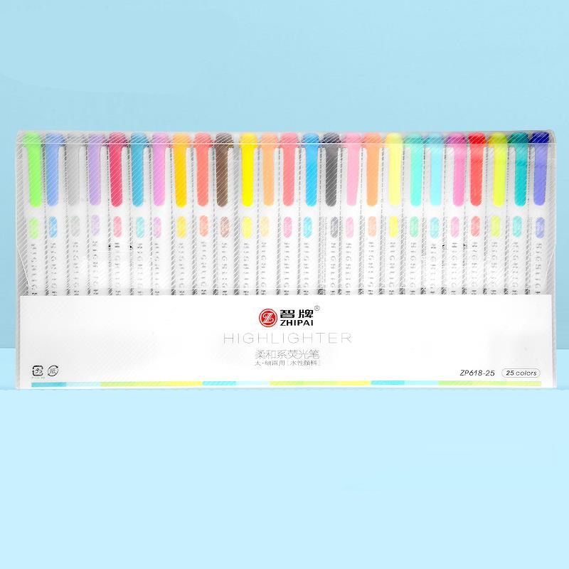 25 Colors ZhiPai Highlighters  - Highlighter Set Pastel recension och pris