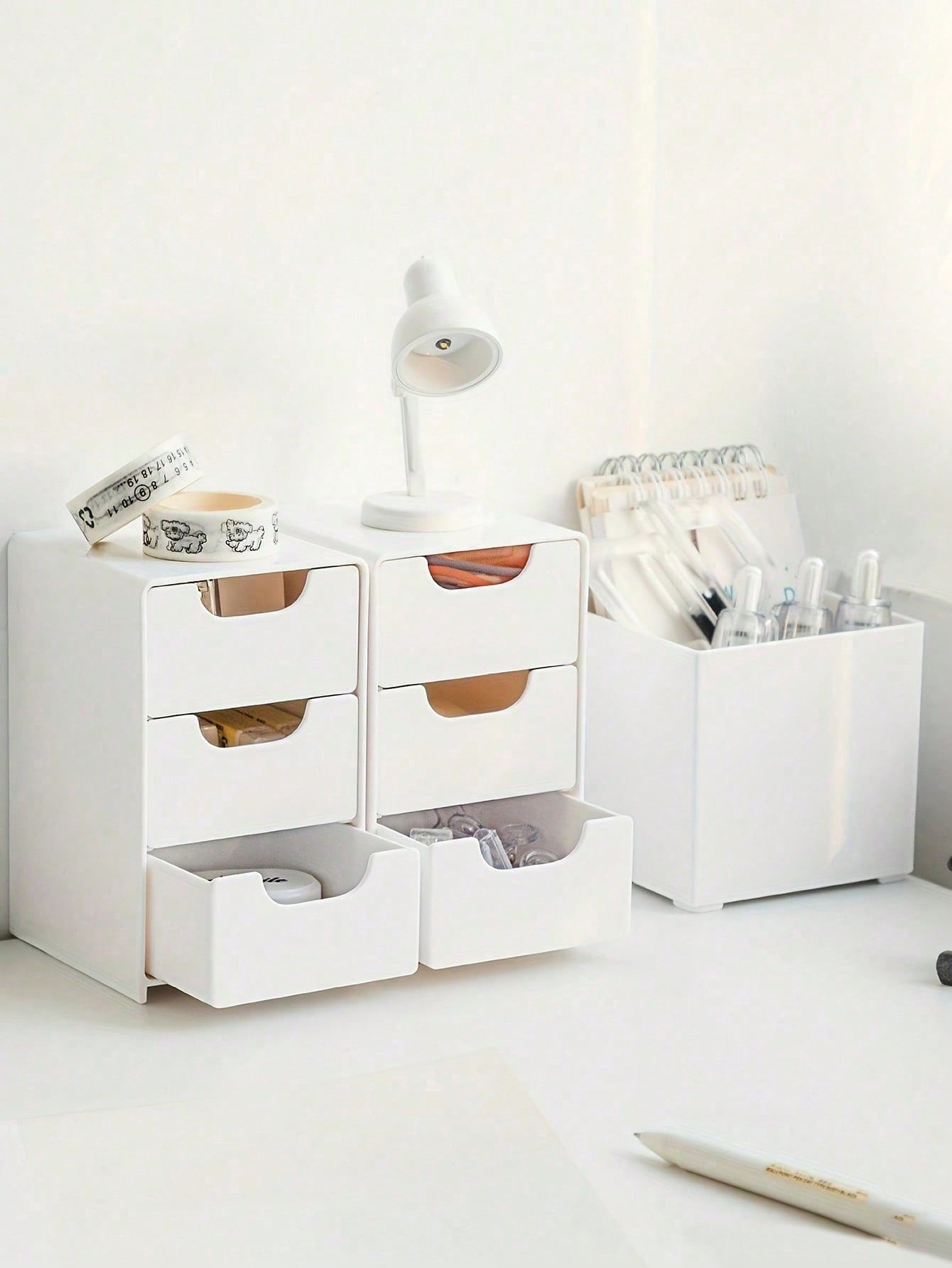 1pc Mini 3-Tier ABS Plastic De - Stationery And Office Supply Stores recension och pris