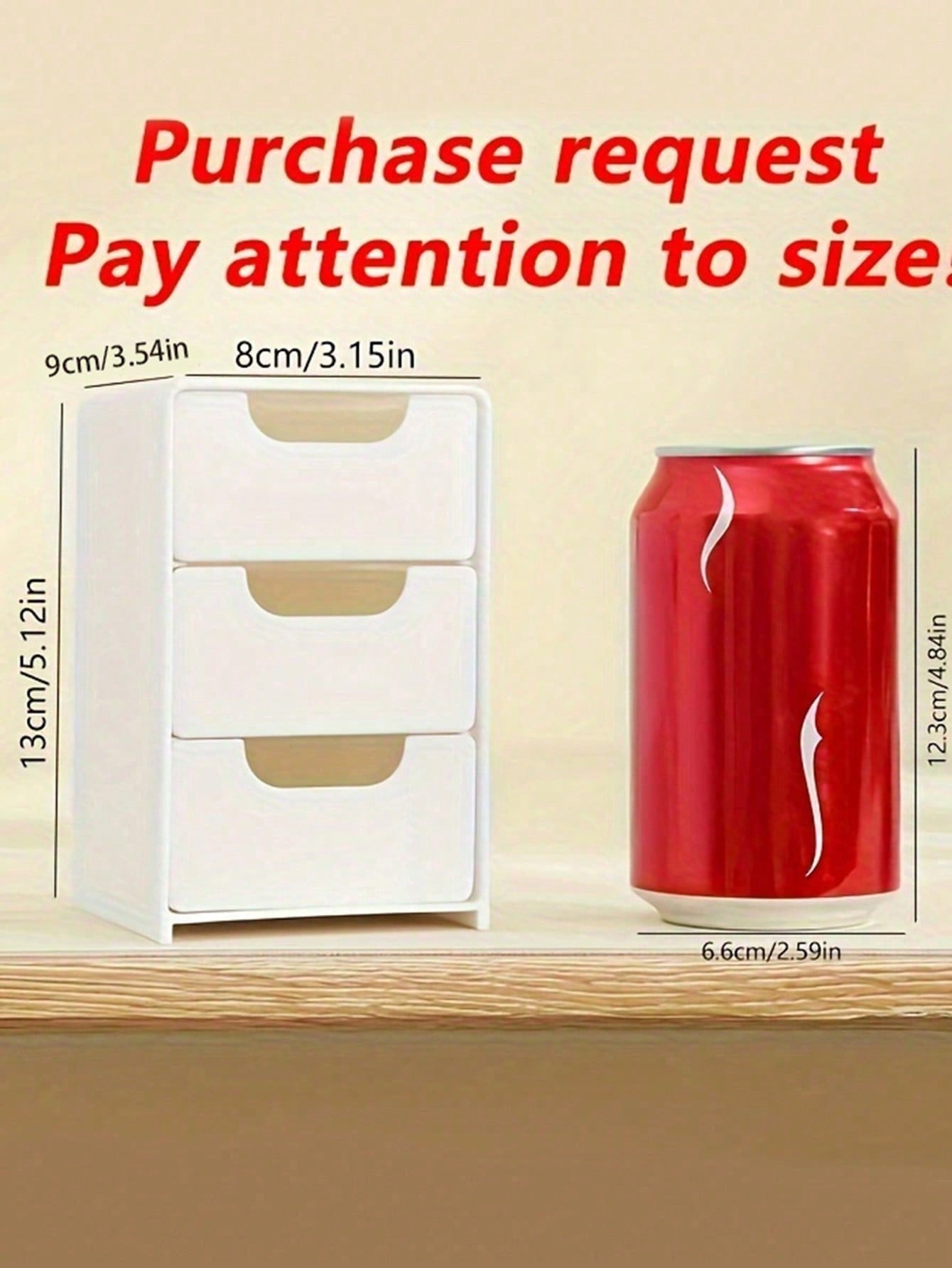 1pc Mini 3-Tier ABS Plastic De - Stationery And Office Supply Stores recension och pris