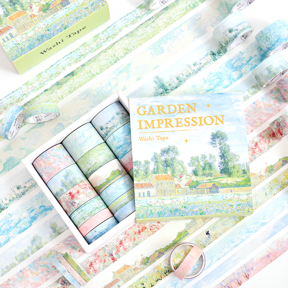 20 Rolls Vintage Garden Washi  - Stationery Supply recension och pris